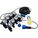 Airmax RGBW LED 8 Light Set 100' Cord 100'