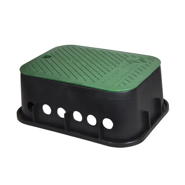 Airmax Junction/Valve Box w/Lid 12" x 17" x 6" with Holes 12x17x6