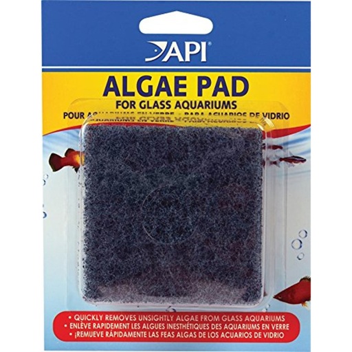 [AP24] Mars Fishcare API HAND HELD ALGAE PAD For Glass Aquariums 1-Count Container
