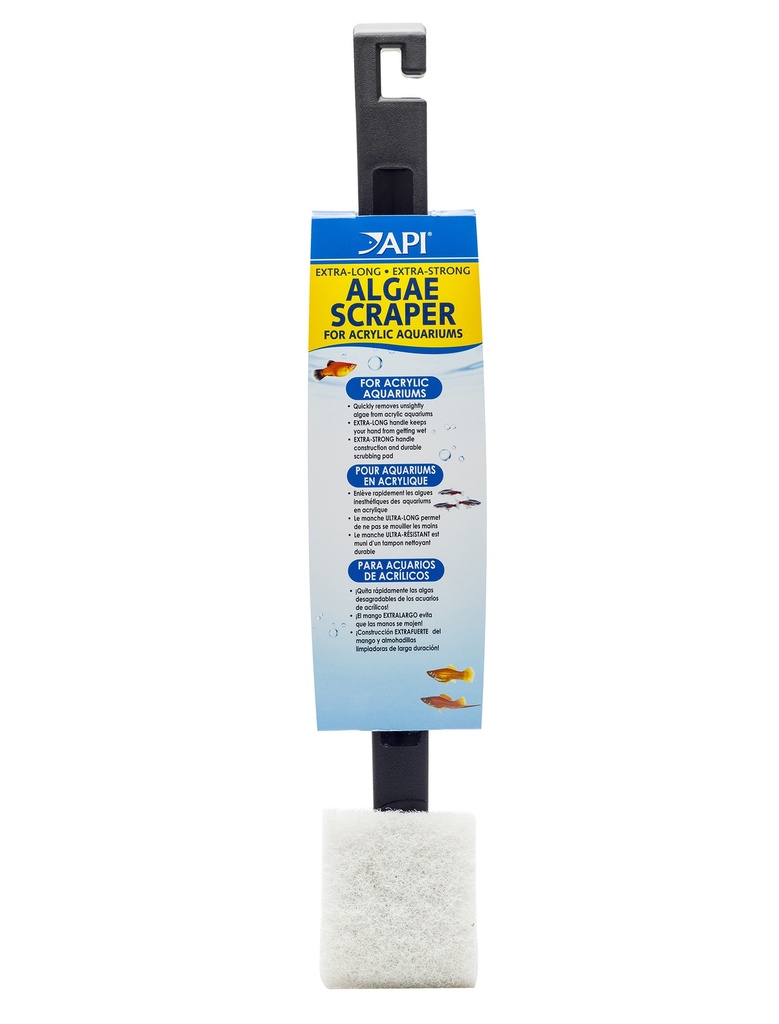 Mars Fishcare API ALGAE SCRAPER For Acrylic Aquariums 1-Count Container
