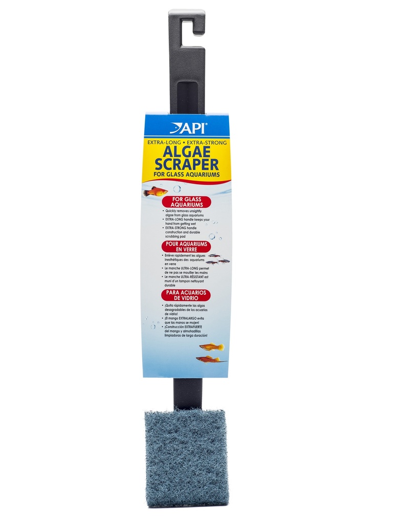 Mars Fishcare API ALGAE SCRAPER For Glass Aquariums 1-Count Container