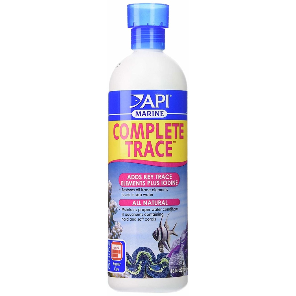 Mars Fishcare API MARINE COMPLETE TRACE Aquarium Water Conditioner 16-Ounce Bottle