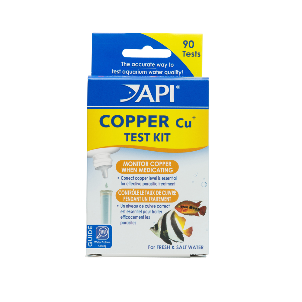 Mars Fishcare API COPPER TEST KIT 90-Test Aquarium Water Test Kit