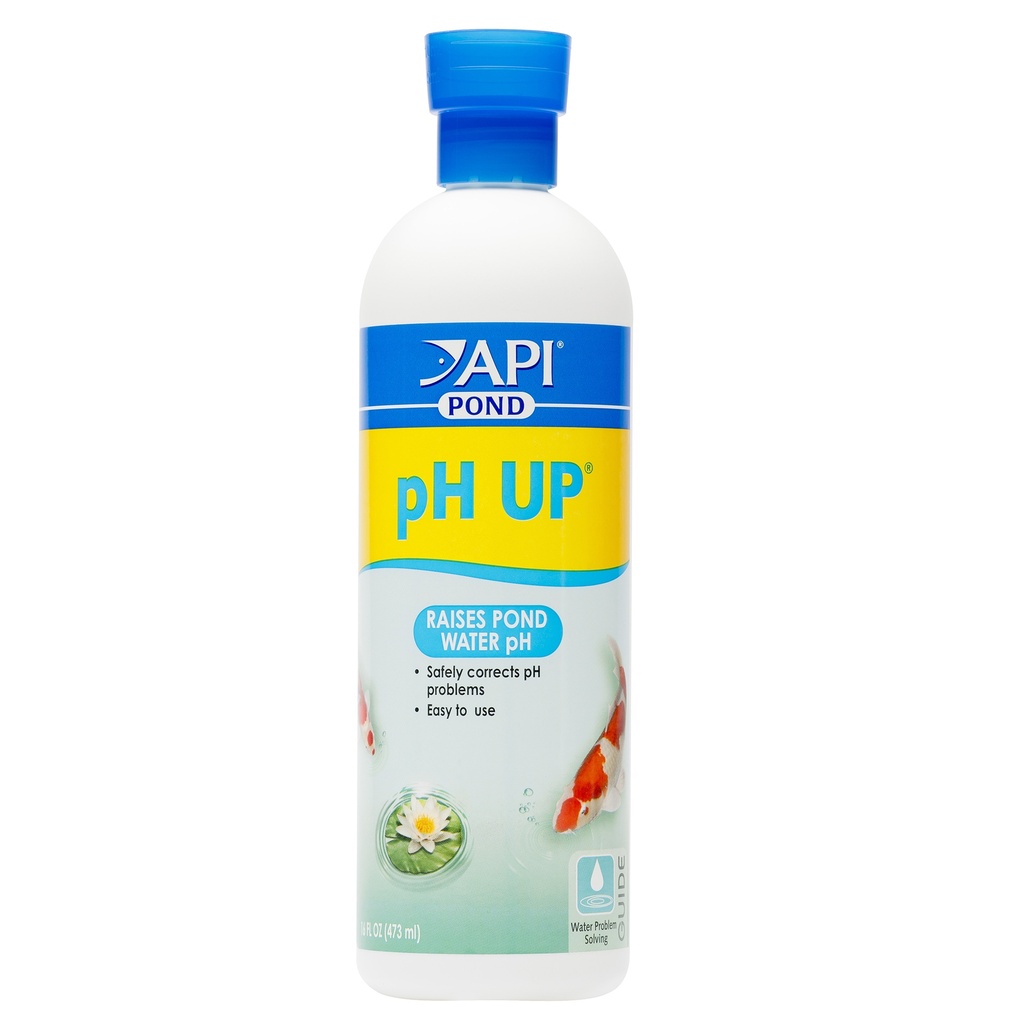 Mars Fishcare API POND pH UP Pond Water pH Raising Solution 16-Ounce Bottle