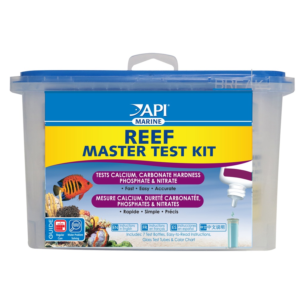 Mars Fishcare API REEF MASTER TEST KIT Reef Aquarium Water Test Kit 1-Count