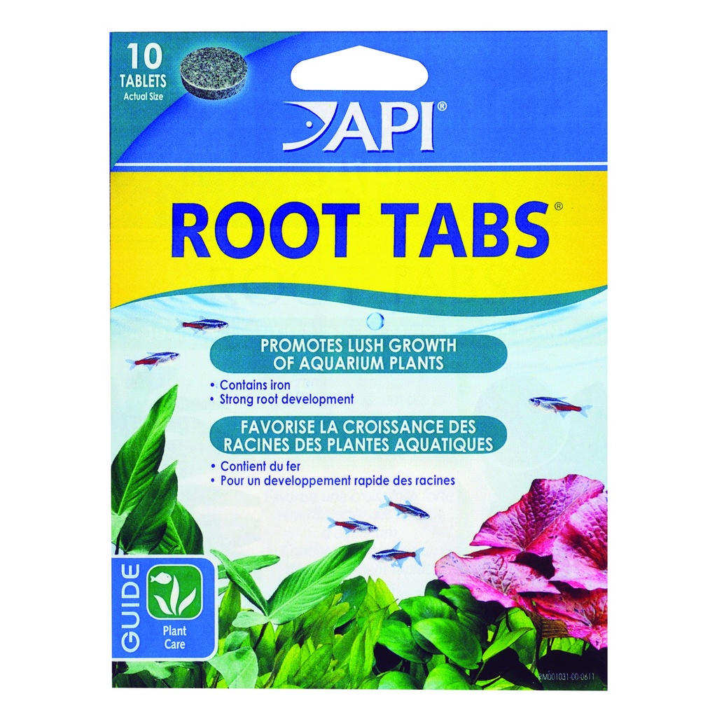 Mars Fishcare API ROOT TABS Freshwater Aquarium Plant Fertilizer 0.4-Ounce 10-Count Box