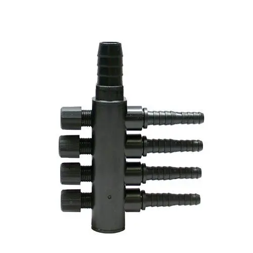 Matala 4 Valve Plastic Air Manifold (5/16",3/8") (MTSCP438)