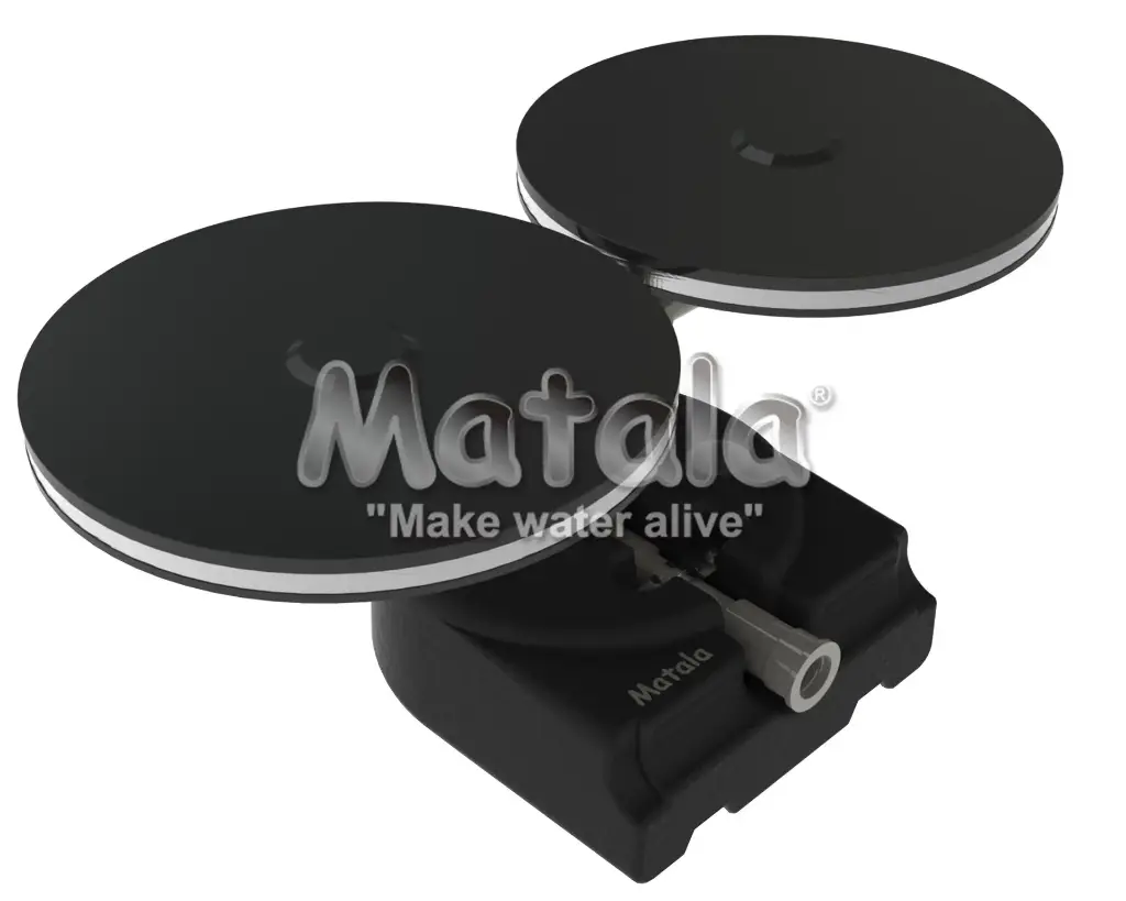 Matala 2 x 12" Air Disc Diffuser with Base