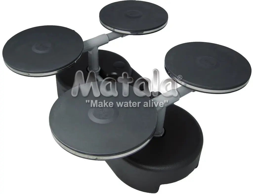 Matala 4 x 9" Air Disc Diffuser with Double Base