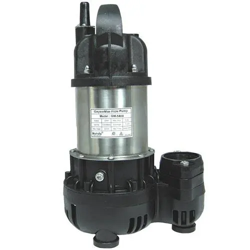 Matala 1/2 HP GeyserMax-Flow Pump 2" Outlet 5400 gph