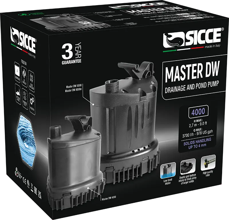 Sicce - MASTER DW 4000 Pump - 978 gph