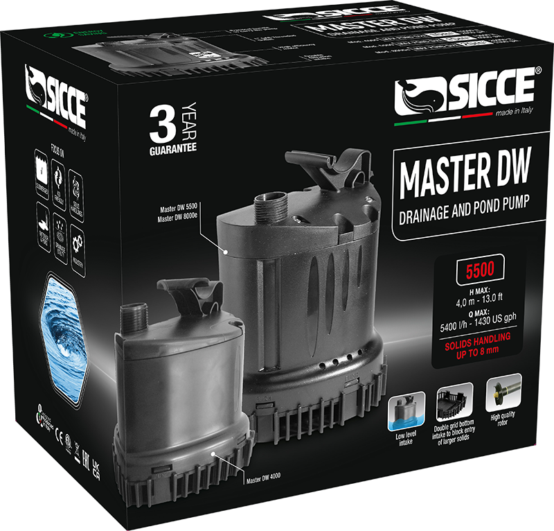 Sicce - MASTER DW 5500 Pump - 1430 gph