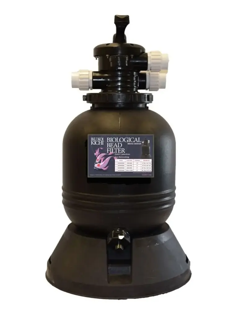 Koi Kichi Backwashing Pressure Filter 4000 Gallon 1.5" Inlet Outlet
