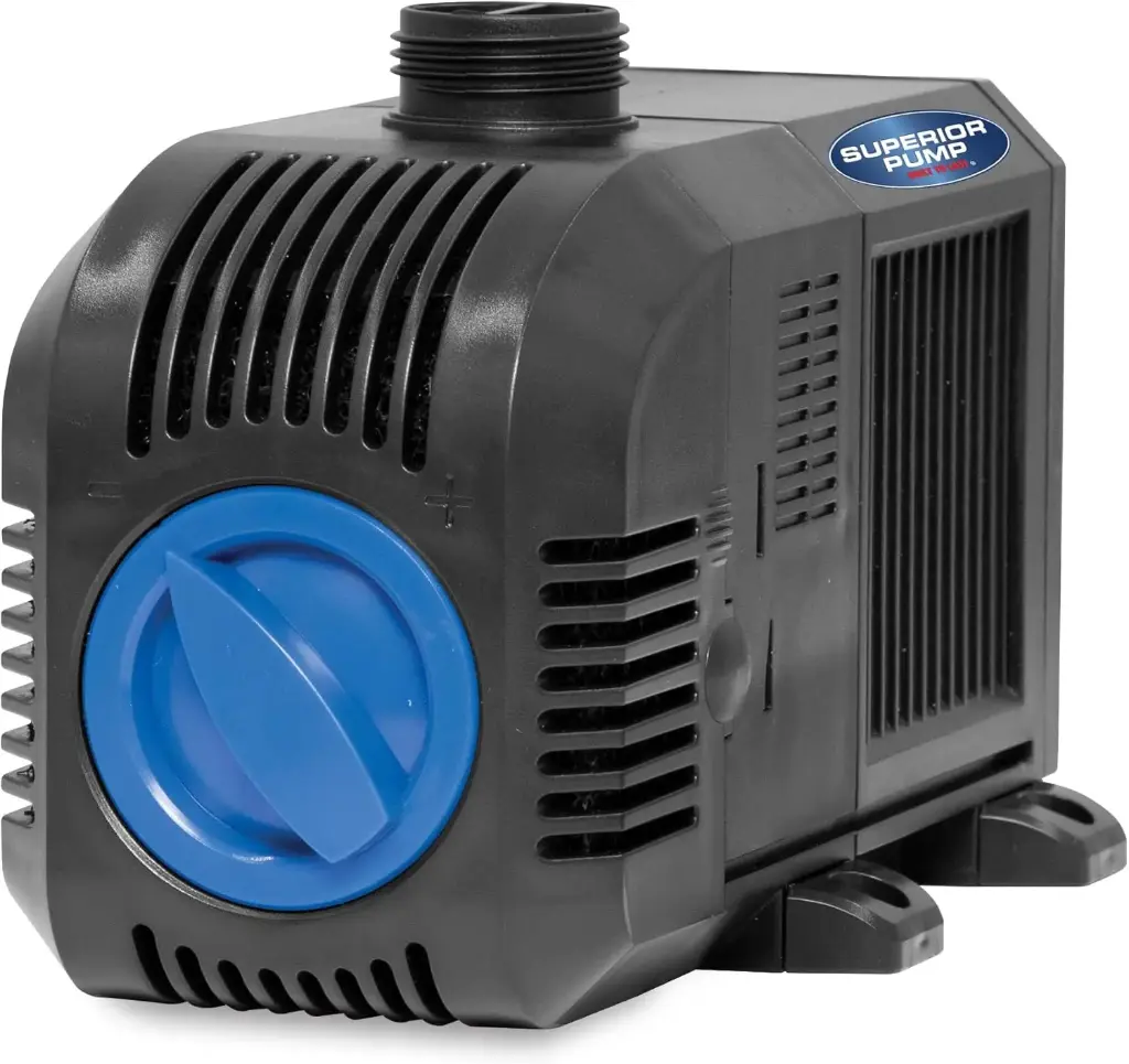 Superior Pump 90082 Large Pond Pump 1200 GPH