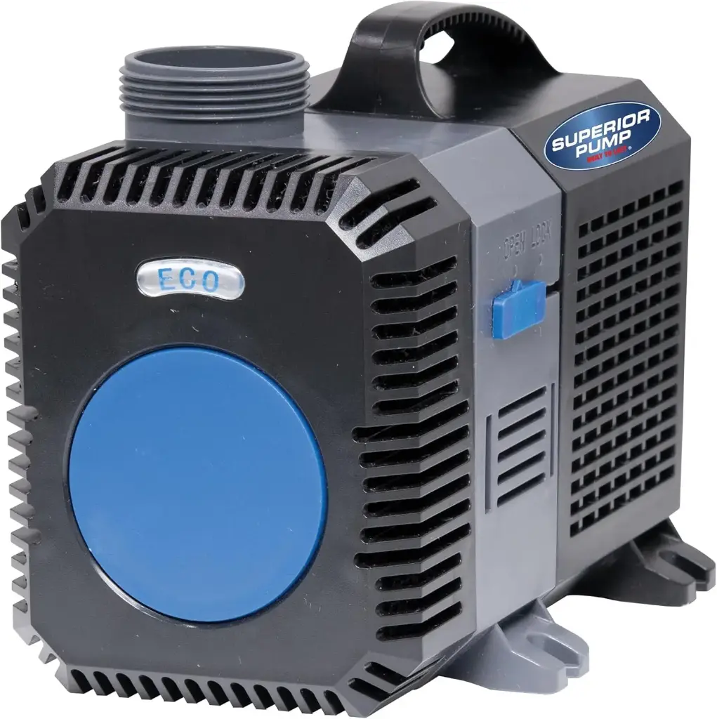 Superior Pump 90084 X-Large Pond Pump 3200 GPH