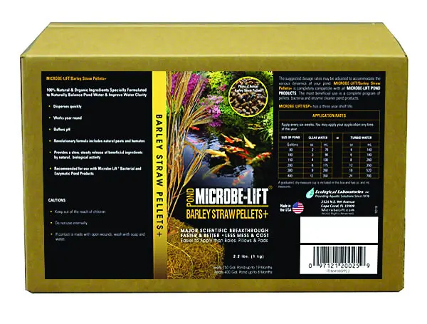 DISCONTINUED Ecological 2.2lb. MICROBE-LIFT Barley Straw Pellets Plus