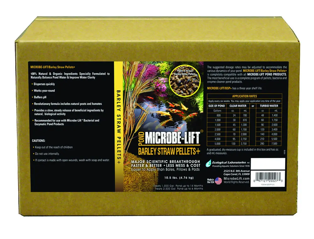 Ecological 10.5lb.MICROBE-LIFT Barley Straw Pellets Plus