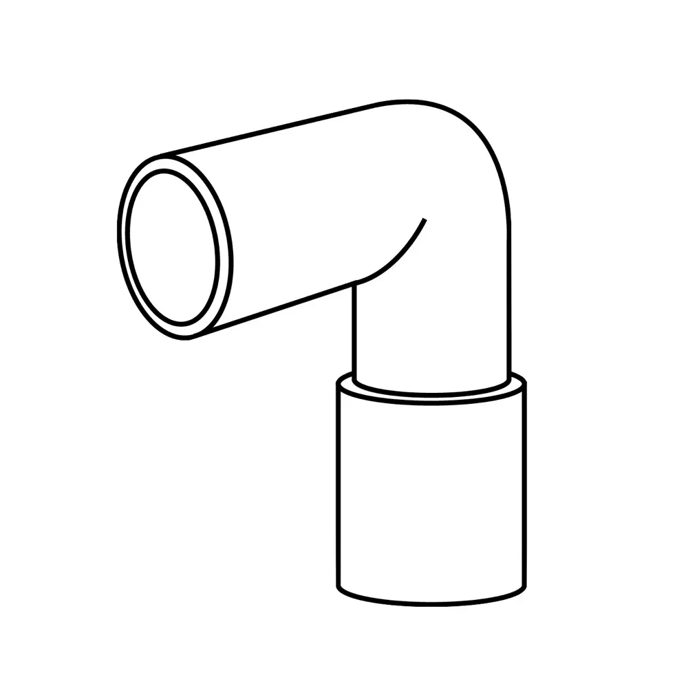 Lifegard Aquatics 1" MPT x 90 Degree Insert Fitting