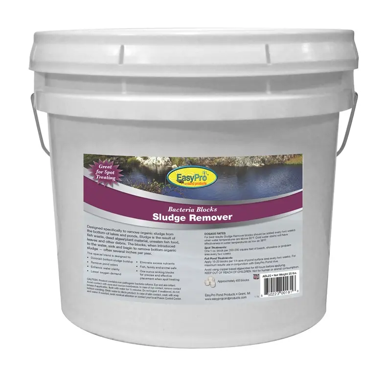 Easy Pro Sludge Remover Bacteria, 25 lb. pail, 1 oz. blocks - Approx. 400 blocks