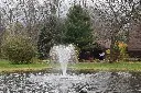 Easy Pro 24" Floating Fountain Head w/ Narrow Umbrella Nozzle - Black Float Cover