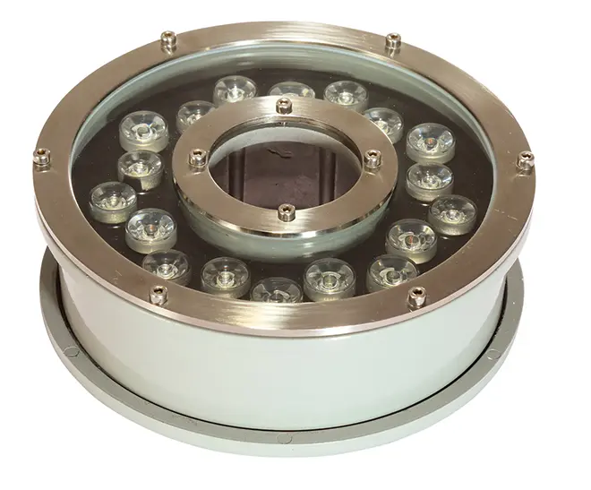 Easy Pro Submersible 12 volt LED Fountain light - 12 watt fits 1 1/2" PVC stand pipe