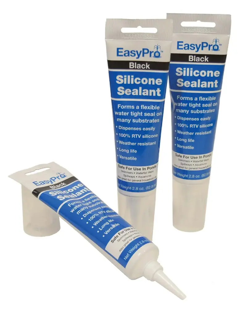 Easy Pro Black 100% Silicone Sealant - 2.8 oz.