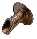 Easy Pro Vianti Falls Brass 2" Antique Scupper with round wall plate