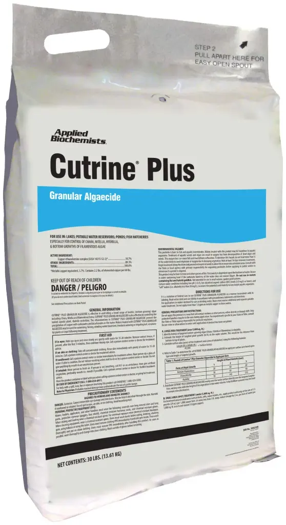 Easy Pro Cutrine Granular Algaecide - 30 lb. bag