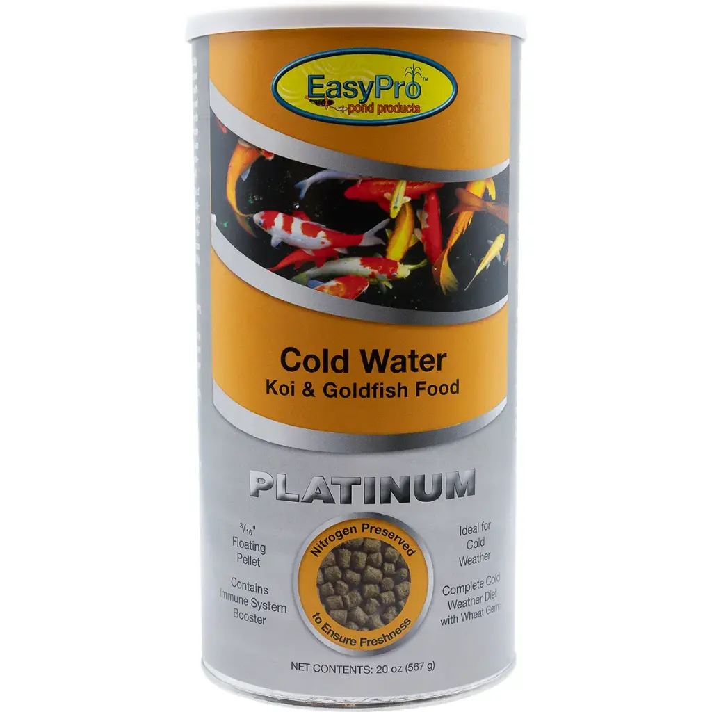 Easy Pro EasyPro Platinum Koi & Goldfish Food - Cold Weather Food, 20oz canister