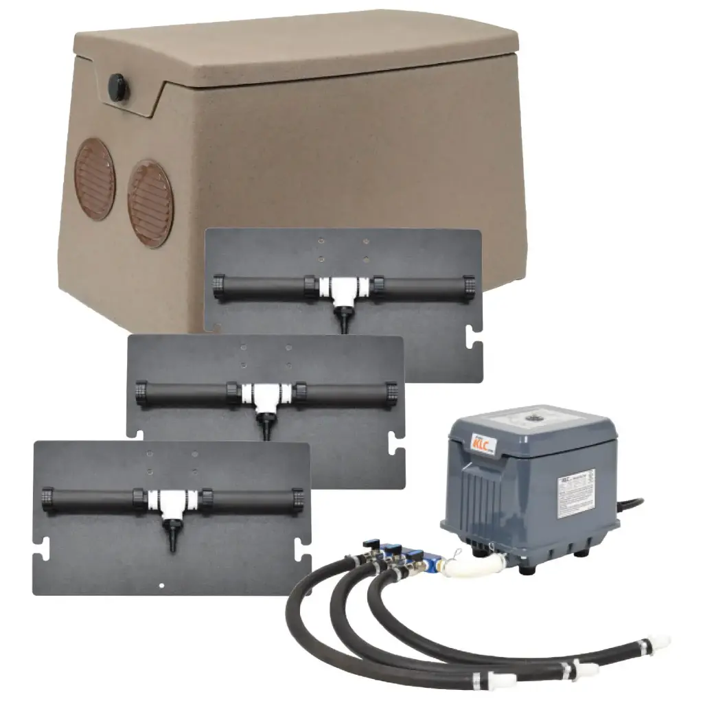 Easy Pro Diffused Aeration De-icing Kits - Shallow Water - Docks up to 45' long