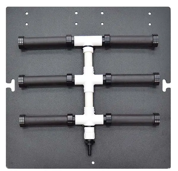 Easy Pro Air Diffuser Manifold - 6 Weighted RAD650W Rubber Diffusers