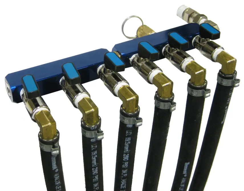 Easy Pro ERP valved outlet assembly - 6 valved outlet