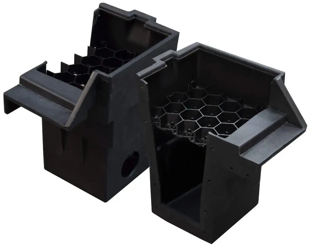 Easy Pro Left / Right Ends Unassembled - Set up for 3" Pipe; Includes hardware pack