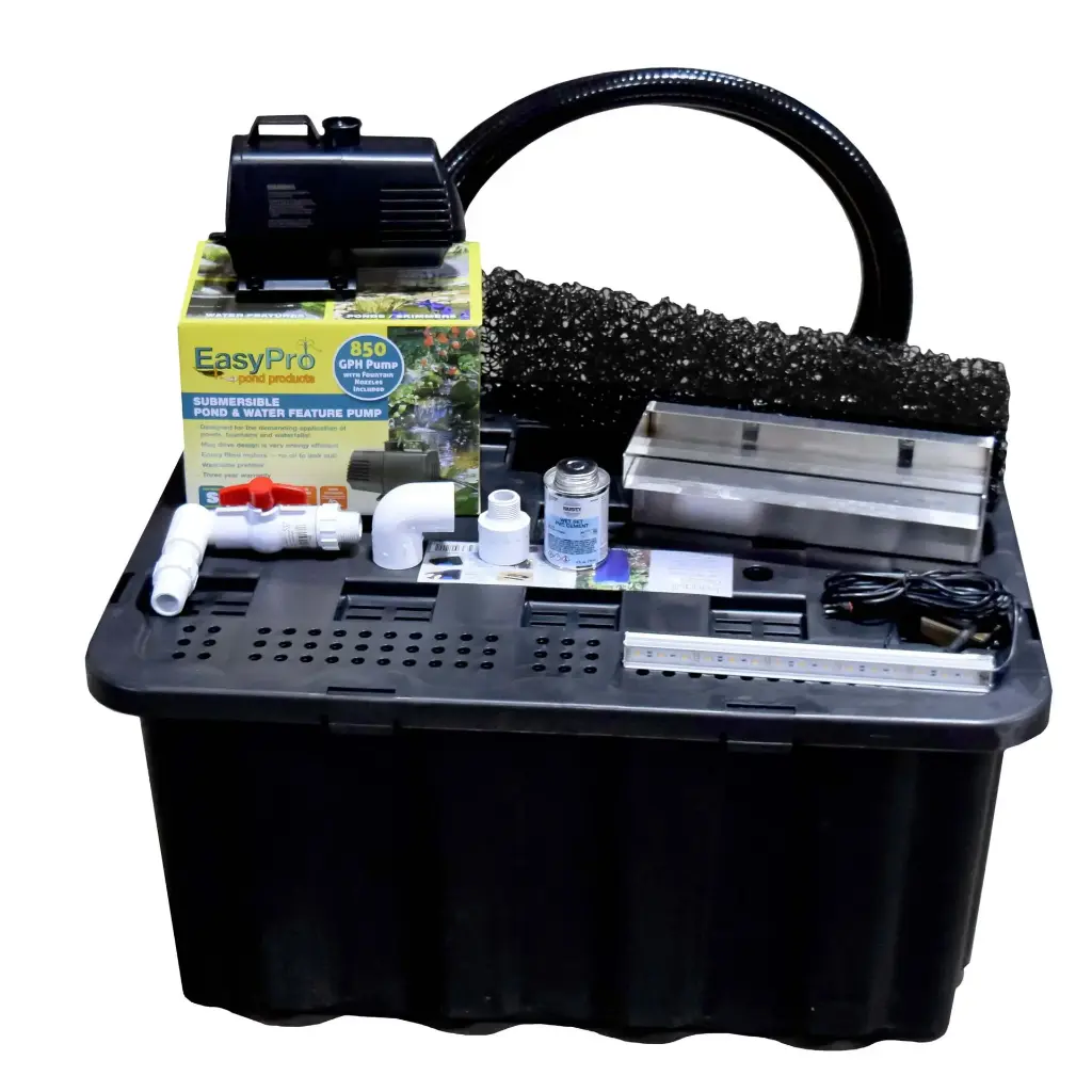 Easy Pro Vianti Falls - 11" Spillway kit w/ White LED; includes basin, pump, spillway, plumbing