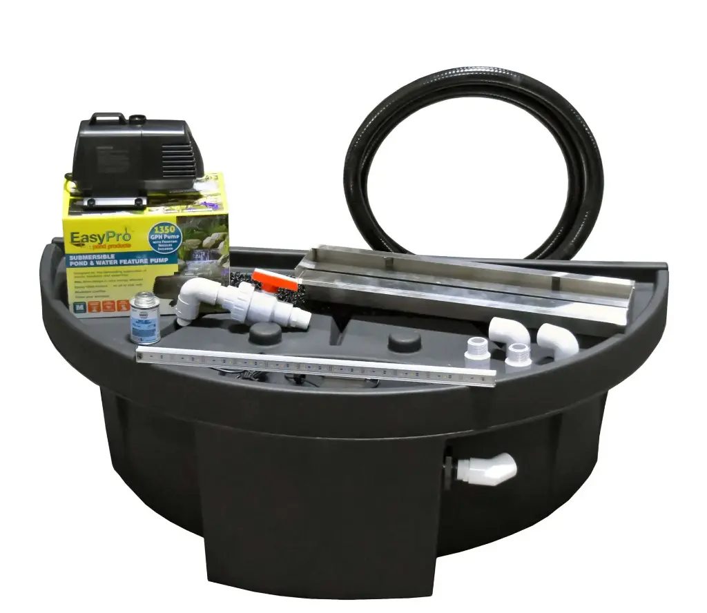 Easy Pro Vianti Falls - 23" Spillway kit w/ White LED; includes basin, pump, spillway, plumbing