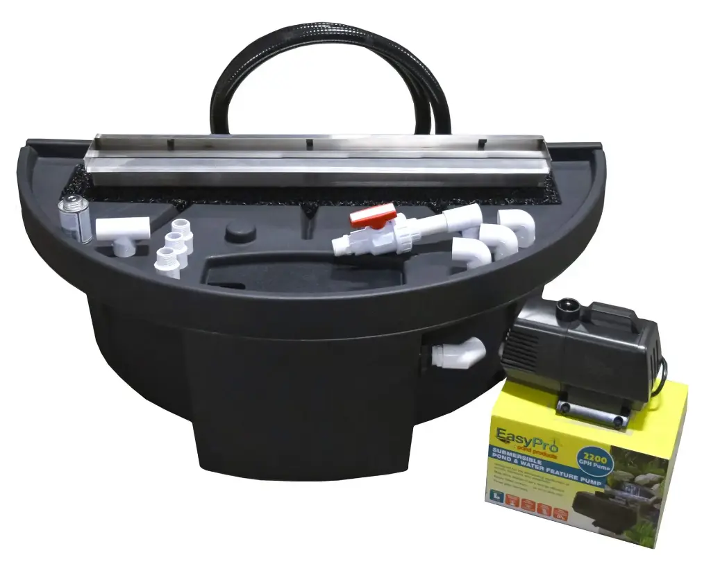 Easy Pro Vianti Falls - 35" Spillway kit (no light); includes basin, pump, spillway, plumbing