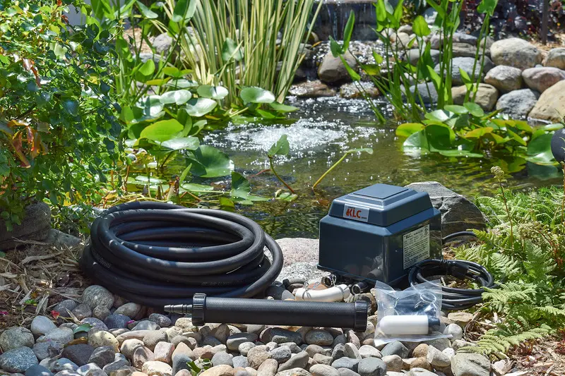 Easy Pro Stratus KLC Koi Pond Aeration Kit - 1000-7500 gallons - 23 watts, 1 diffuser