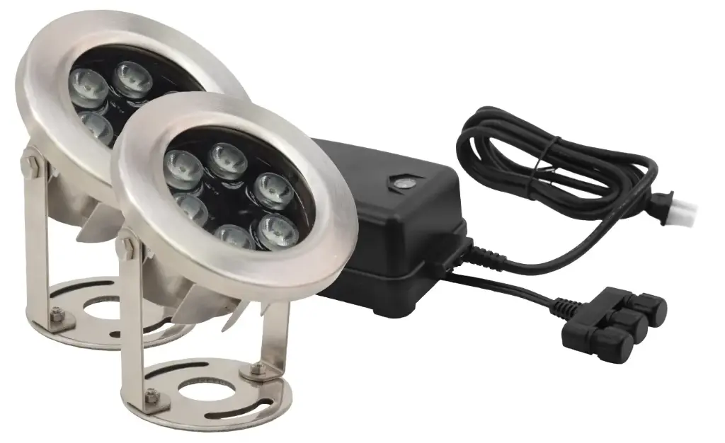 Easy Pro Two LED9WW fixtures with EPT45 transformer