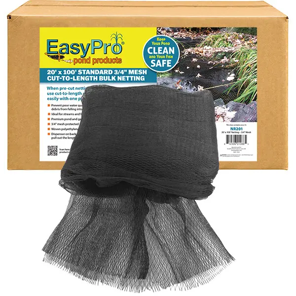 Easy Pro 3/4" / 20' X 100' Boxed Premium Pond Cover Netting