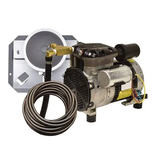 Easy Pro Rocking Piston Pond Aeration System - 1/4 HP Kit w/ Quick Sink Tubing (No Diffuser)