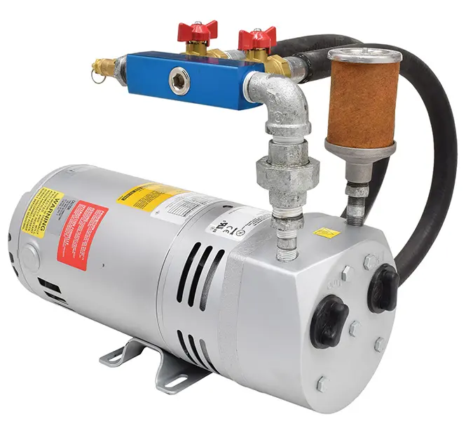 Easy Pro Rotary Vane Pond Aeration System- 1/4 HP Kit w/ Quick Sink Tubing (No Diffusers)