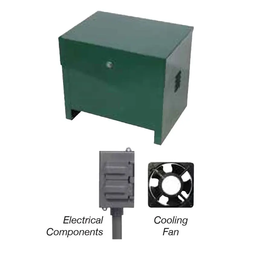 Easy Pro Elect. component kit for SC28 cabinet - Incl.230 volt outlet, fittings and hardware