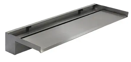 Easy Pro Vianti Falls Spillway, 23.5" wide, 6" lip, single 1" fpt inlet, 1200gph recommended