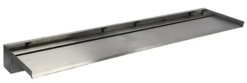 Easy Pro Vianti Falls Spillway, 47.5" wide, 6" lip, dual 1" fpt inlet, 2400gph recommended