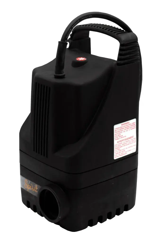 Easy Pro Spirit Pond and Waterfall Pump - 1850gph 115volt; 18 month warranty