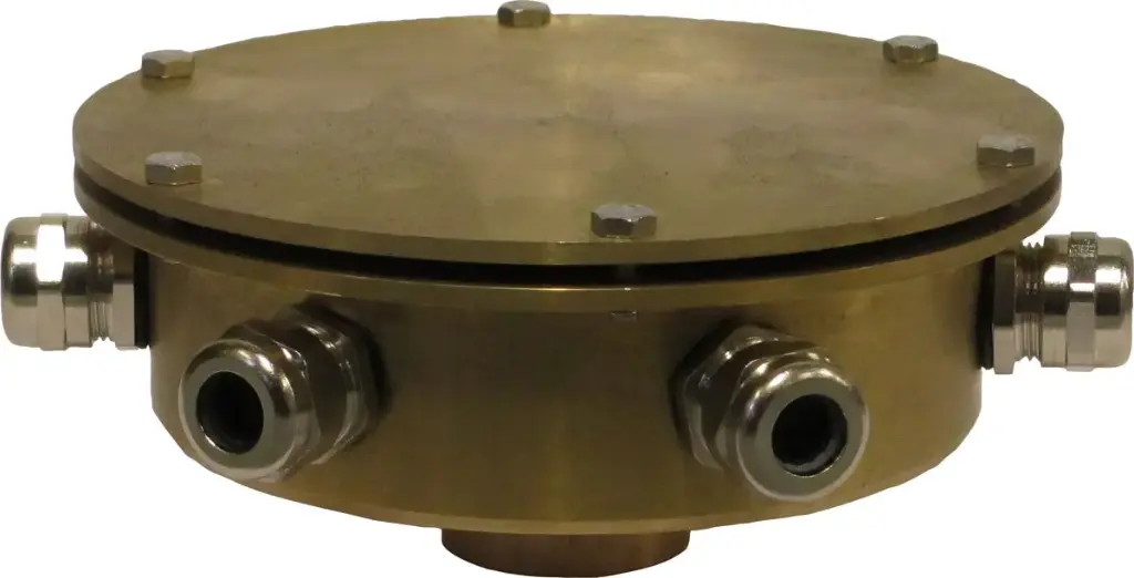 Easy Pro Bronze Underwater Junction Box - 8 ports with 1" fpt bottom inlet