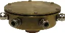 Easy Pro Bronze Underwater Junction Box - 8 ports with 1" fpt bottom inlet