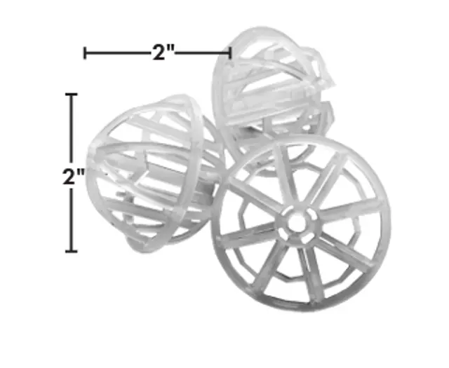 Anjon Manufacturing 2"x2" Bio Sphere 1 Cubic Foot