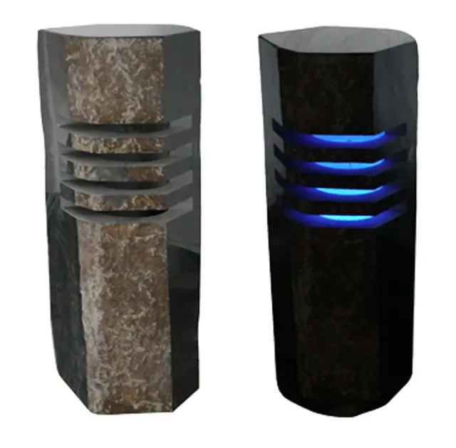 Anjon Manufacturing Horizontal Carved Lamp