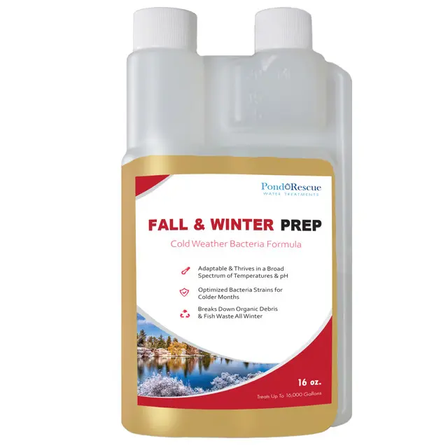Anjon Manufacturing Pond Rescue Fall & Winter Bacteria - 16 Oz.